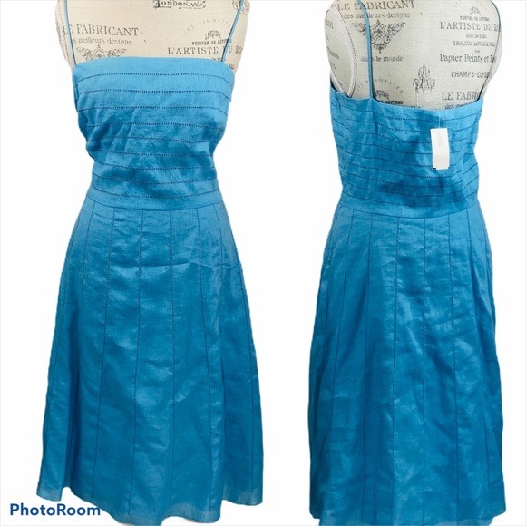 NWT Anne Taylor Linen Dress - Picture 3 of 8